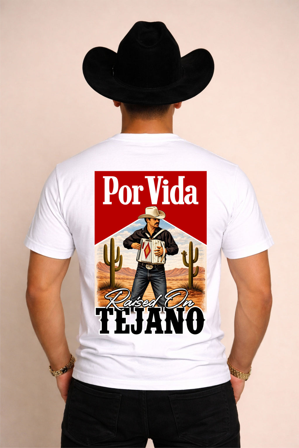 Tejano Por Vida: Shirt Raised on Tejano