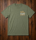 Tejano Por Vida: Shirt Classic MILGRN/Tan/Wht