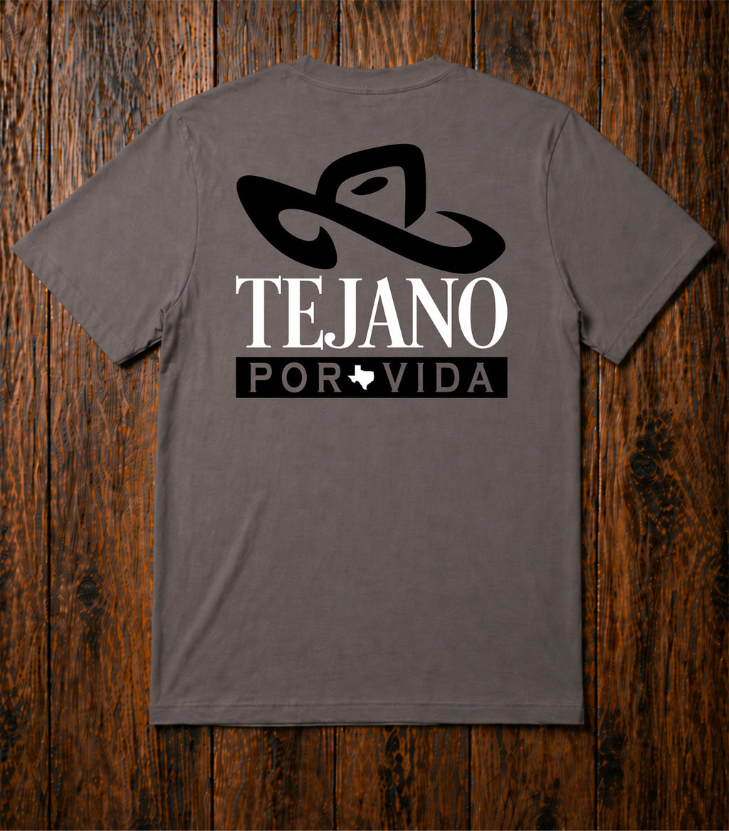 Tejano Por Vida: Shirt Classic Chr/Blk/Wht