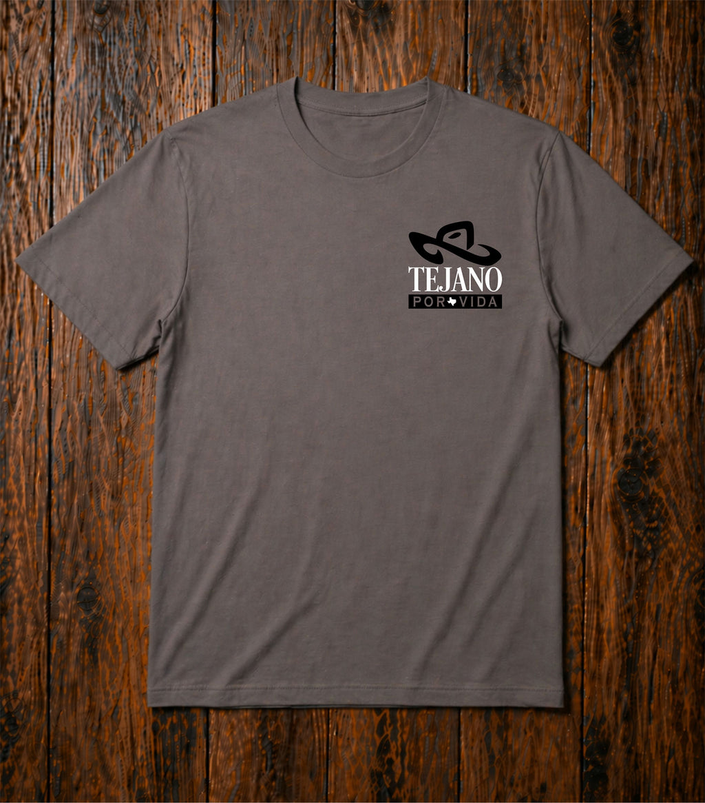 Tejano Por Vida: Shirt Classic Chr/Blk/Wht