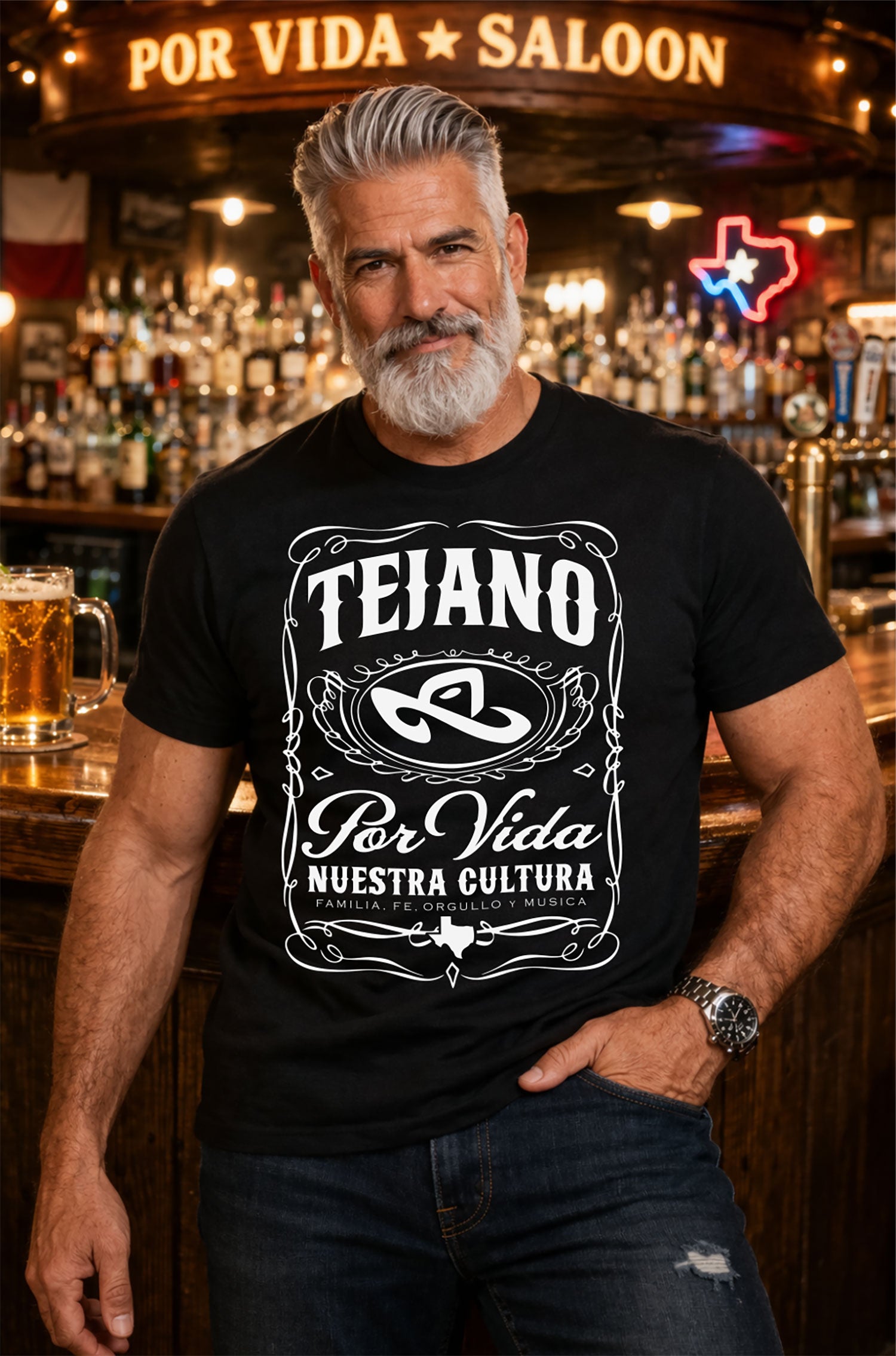 Tejano Por Vida: Shirt Saloon